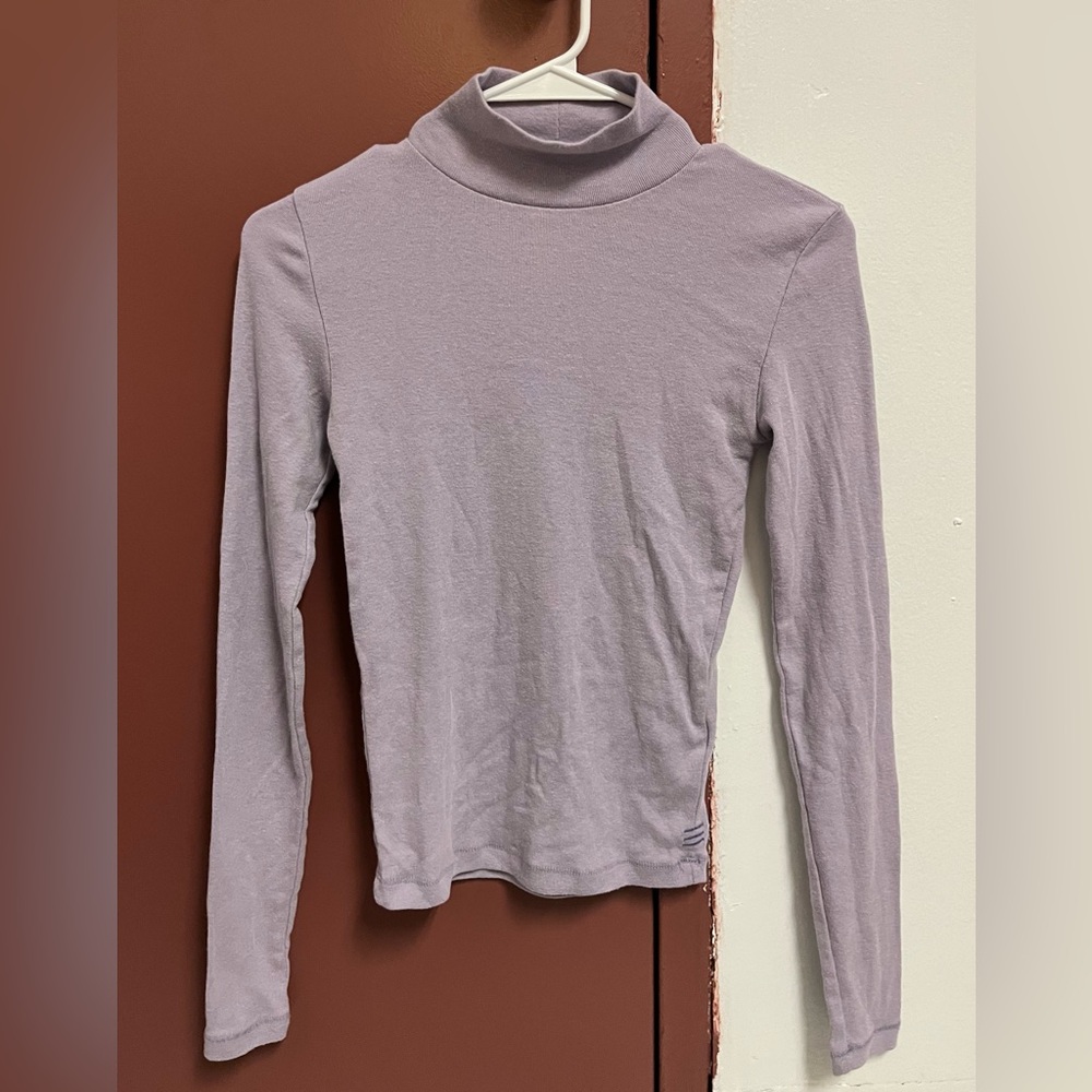 Urban Outfitters Lavender Mock Neck Top